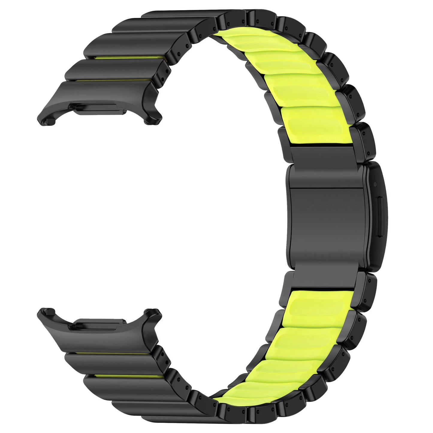 Luxury Titanium Magnetic Bracelet for Samsung Galaxy Watch Ultra 47mm, Silicone Strap for Galaxy Watch 8 40 44 Classic 46