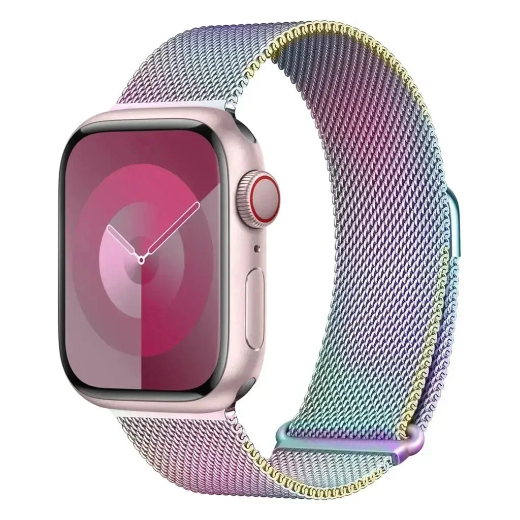 Milanese Loop bracelet for Apple Watch band 46mm 45mm 44mm 40mm 41mm Pride band iWatch Series 11/10/9 8 7 6 SE3/Ultra 2 3 49mm