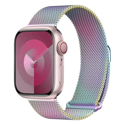Milanese Loop bracelet for Apple Watch band 46mm 45mm 44mm 40mm 41mm Pride band iWatch Series 11/10/9 8 7 6 SE3/Ultra 2 3 49mm