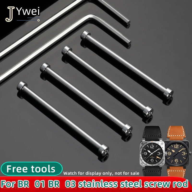 B & R Bell Ross watch screw pin, screw pin, watch strap fixing pin, BR01 case connecting rod, men's watch screw pin
