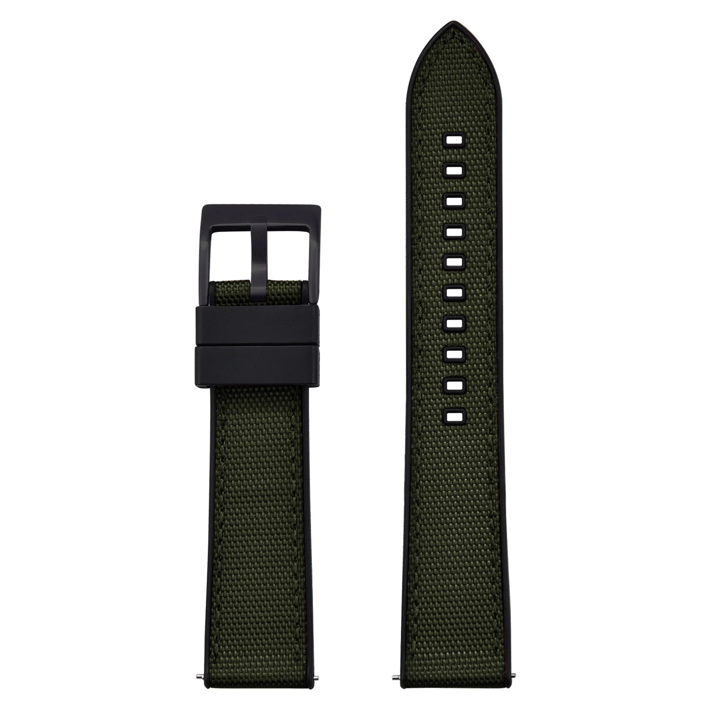 Bracelet de montre FKM en Nylon hybride de haute qualité 20mm 22mm bracelets de montre en caoutchouc fluoré en Nylon à dégagement rapide pour chaque marque montres de plongée