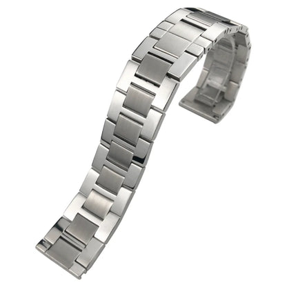 Cinturino sottile in acciaio inossidabile di alta qualità, 20mm, per Cartier Solo Santos Tank, braccialetti da uomo e donna, solido, accessori