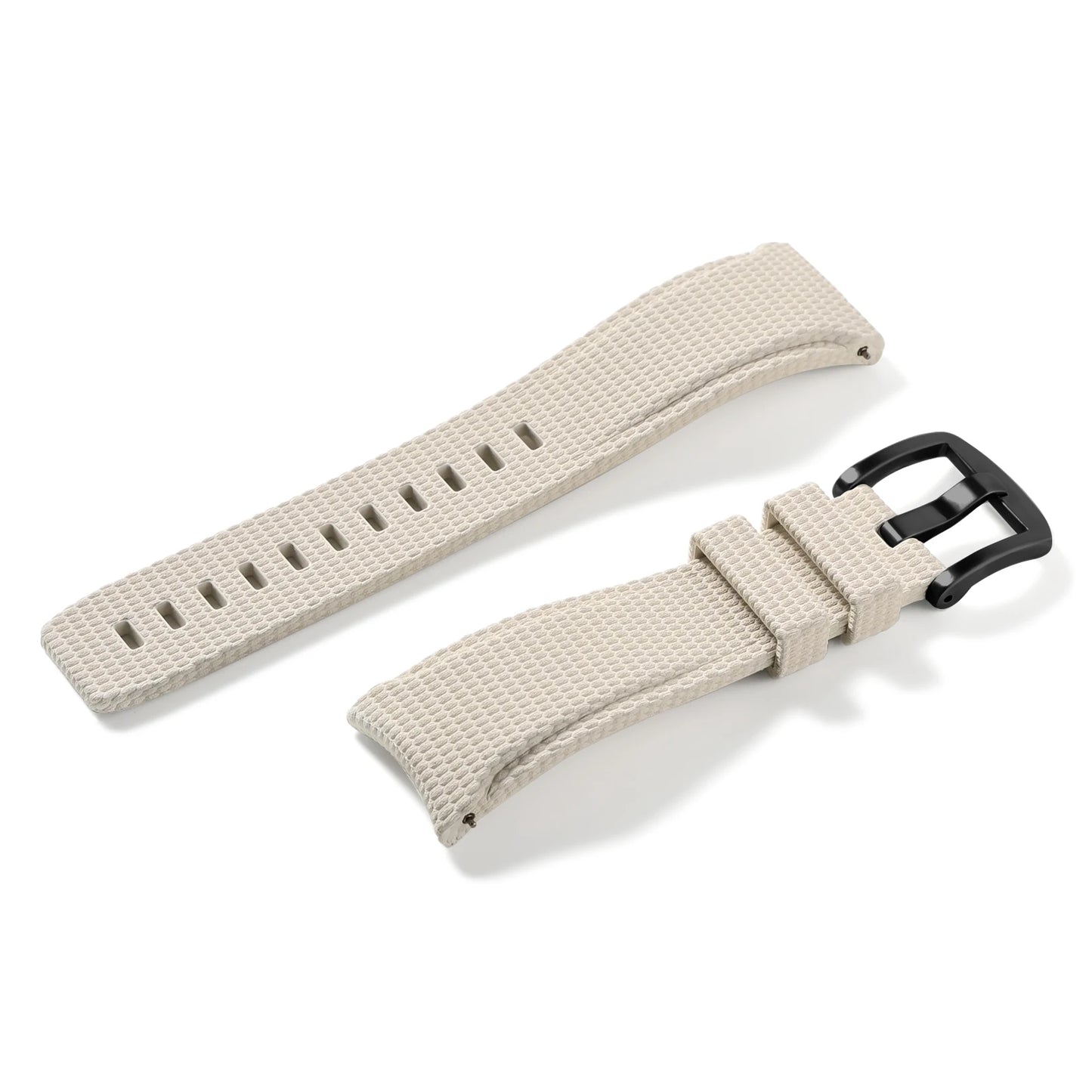 Bracelet de montre sport universel en caoutchouc fluoré FKM incurvé 20 mm 21 mm 22 mm à libération rapide pour Longines Omega Casio Seiko