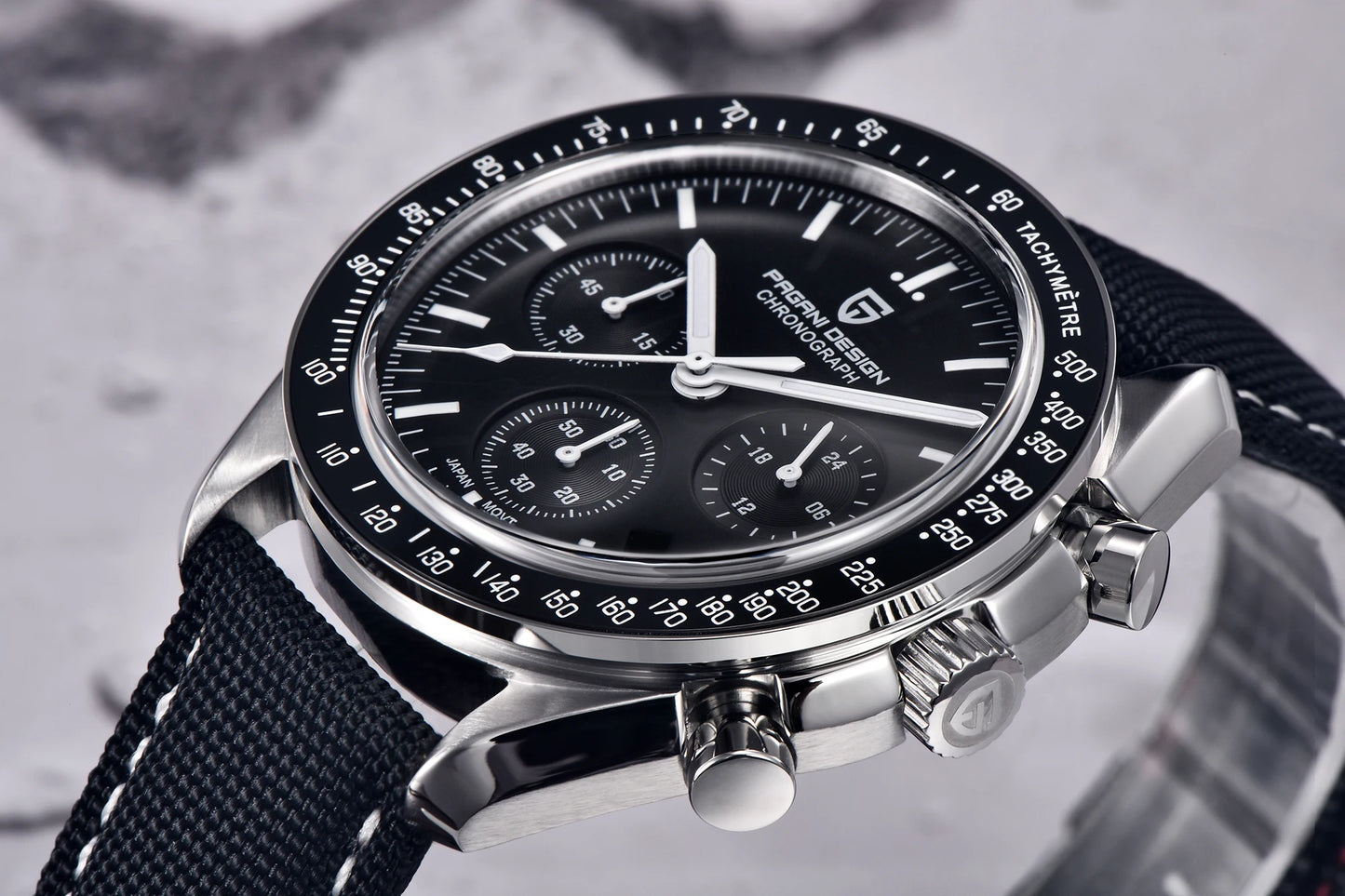 Orologio da uomo Moon 40mm con cronografo al quarzo - PAGANI DS N Tribute CK2998 Retro Sport