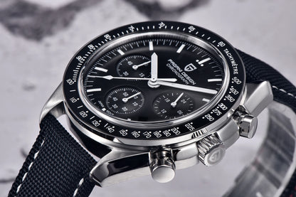 Orologio da uomo Moon 40mm con cronografo al quarzo - PAGANI DS N Tribute CK2998 Retro Sport