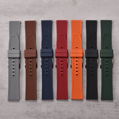 Nouveau Design HAISCH FKM bracelet de montre en caoutchouc 18mm 20mm 22mm 24mm forme de balle bracelets de montre à dégagement rapide bracelets de plongée étanches