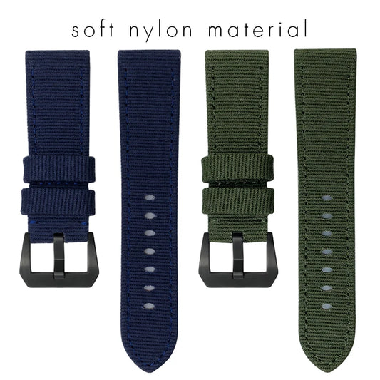 Bracelet de montre en toile de nylon pour Panerai Shoor, bracelet de montre, noir, bleu, vert, PAM01118, 441, 111, 24mm, 26mm, nouveau