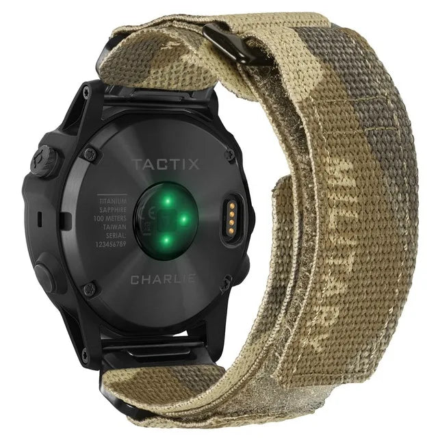Cinturino HEMSUT per Garmin Fenix8 7 6 in nylon Quickfit 20 22 26mm, cinturino sportivo compatibile con EPIX /MK3 /Tactix