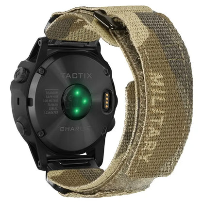 Cinturino HEMSUT per Garmin Fenix8 7 6 in nylon Quickfit 20 22 26mm, cinturino sportivo compatibile con EPIX /MK3 /Tactix