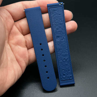 Bracelet montre 20mm caoutchouc Premium – Rapide à Boucle déployante – Toutes Marques