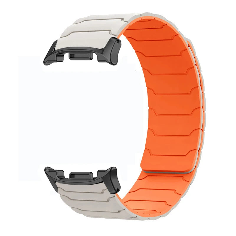 Bracelet magnétique en Silicone pour Samsung Galaxy Watch Ultra 2025, 47mm, pour Galaxy 8 40mm 44mm/8Classic 46mm, Bracelet de sport