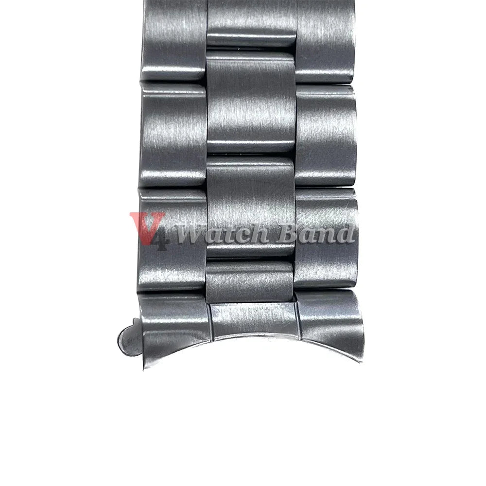 Gebogener Endadapter 12/14/16/18/19/20/22/24 mm für Edelstahl-Uhrenarmbandanschluss Rolex für Seiko-Uhrenarmbandzubehör