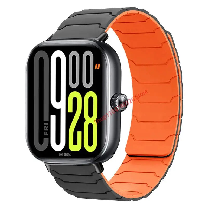 Flexible Silicone Magnetic Strap for HUAWEI Fit 4 Pro 4 3 2 1, Replacement Accessories