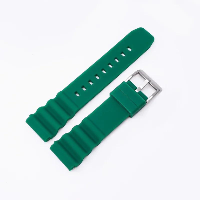Bracelet de montre en Silicone, 20mm 22mm, pour Rolex SUBMARINER, étanche, pour plongée, Seiko SKX007 SRP777J1, Bracelet de sport pour citoyen