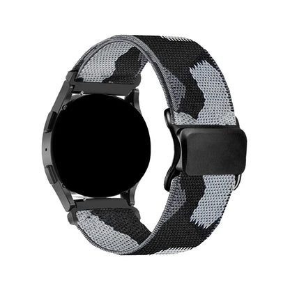 Cinturino elastico intrecciato per Samsung Galaxy Watch 7 6 5 4 40mm 44mm/5 Pro 45mm, per Galaxy Watch 6 4 Classic/Active 2