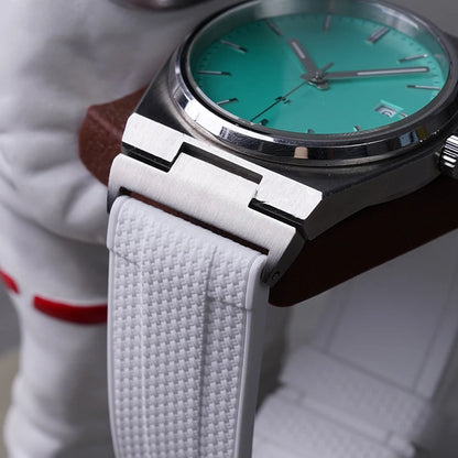 Bracelet en caoutchouc de silicone pour homme, adaptateur en acier à dégagement rapide, bracelet de montre, ceinture, Tissot Store, série X, T137.407, T137.410 Super First, 12mm