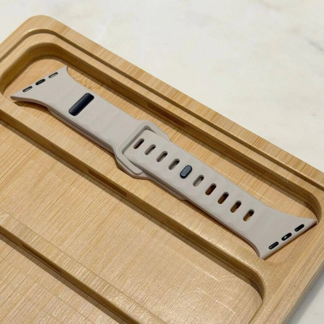 Tiltable Silicone Band for Apple Watch Ultra 3 49mm 40mm 41mm 44mm 45mm 46mm, Irregular Strap for iWatch Series 11 10 9 8 7 6 5 SE