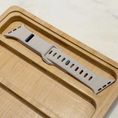 Tiltable Silicone Band for Apple Watch Ultra 3 49mm 40mm 41mm 44mm 45mm 46mm, Irregular Strap for iWatch Series 11 10 9 8 7 6 5 SE