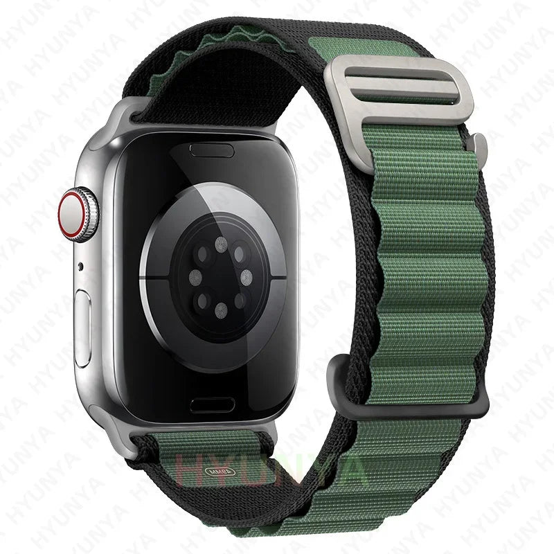 Cinturino per Apple Watch, bracciale alpino per cinturino Apple Watch Ultra 2 3, cinturino 45mm 49mm 42mm 46mm 44mm 41mm 40mm, cinturino Iwatch serie 11 9 8 7 SE 10
