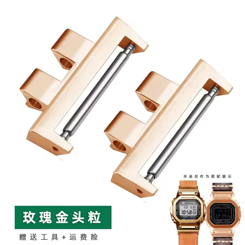 Adattatore in acciaio inossidabile da 22 mm, accessori per orologi CASIO G-SHOCK GMW-B5000 GM-B2100 MRG-B5000, connettore per la modifica del cinturino.