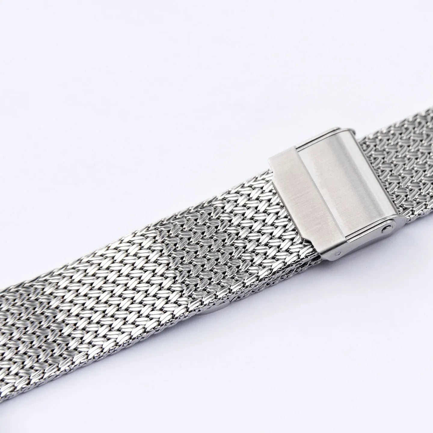 Cinturino/bracciale per orologio con motivo intrecciato, cinturino universale in maglia milanese da 20 mm