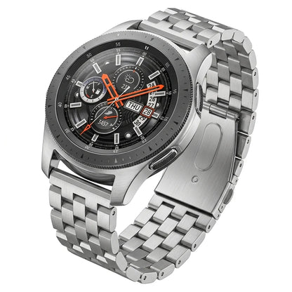 Solid Stainless Steel Watch Bracelet for Men and Women, 18mm 20mm 22mm 24mm, Silver Brushed Metal Accessories