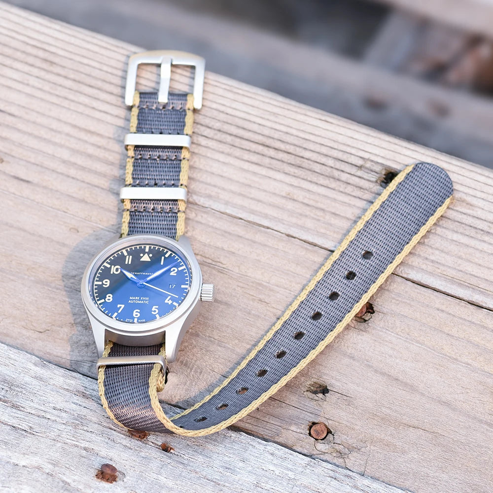 Premium Quality Nylon Fabric Seat Belts, 20mm 22mm, Army Sport Watch Straps, Durable Bracelets for Traditional Watches