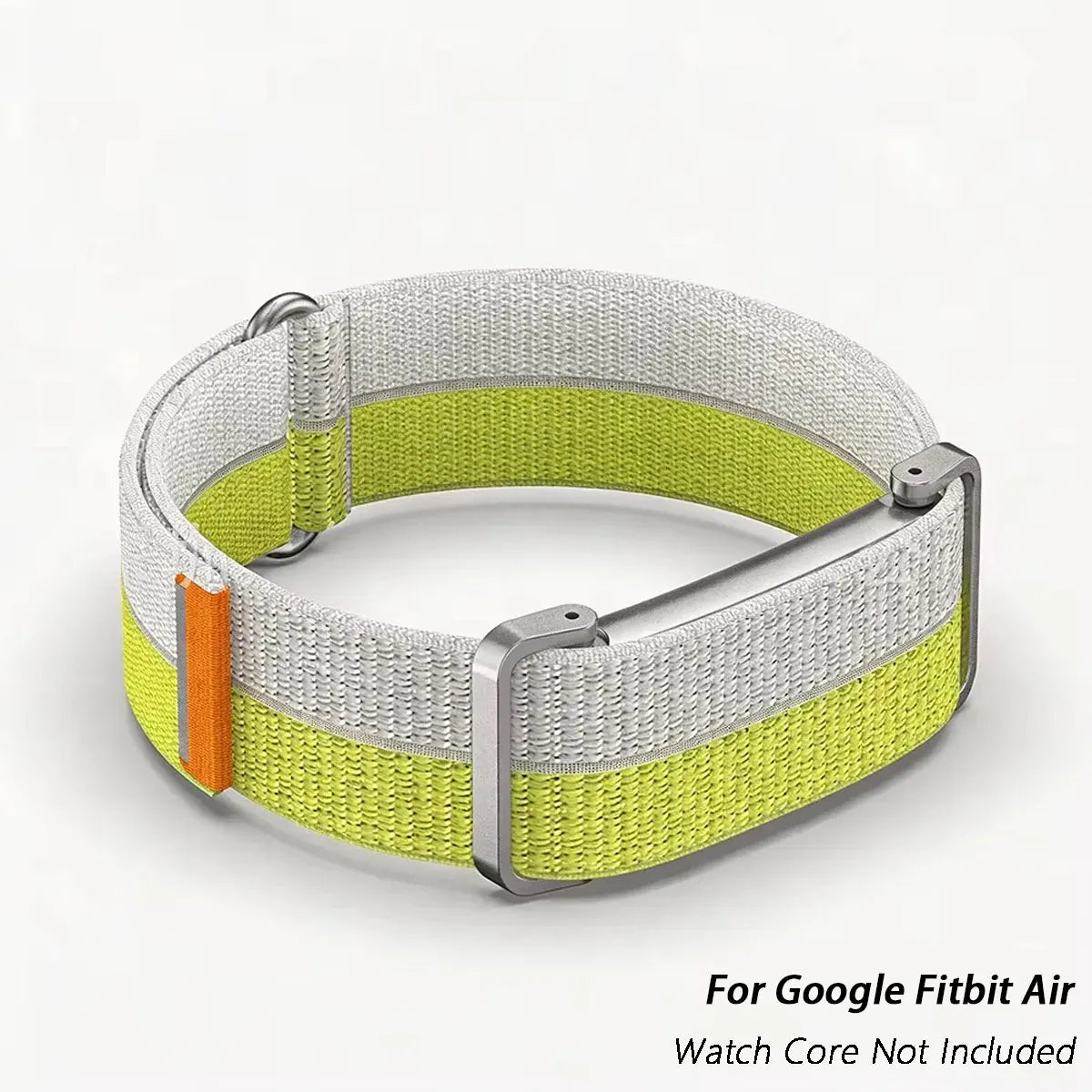 Étui de protection en métal, sangle en Nylon pour Google Fitbit Air, bracelet de remplacement ultra-mince, léger comme une plume, respirant, à dégagement rapide