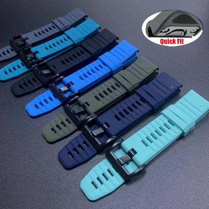 Cinturino in silicone da 22/26 mm per Garmin Fenix 5 5X Plus 6x 7 7X Pro Quatix 8 Fenix 8 Pro 47 mm 51 mm Epix QuickFit, cinturino sportivo da esterno