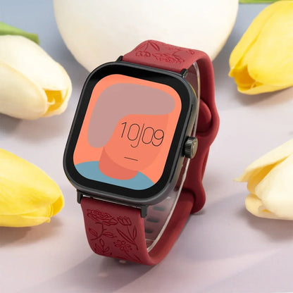 Carved Strap for Redmi Watch 6 5 4, Magnetic Silicone Bracelet for Redmi Watch 5 Active 3 Lite 5 Lite 3 Active