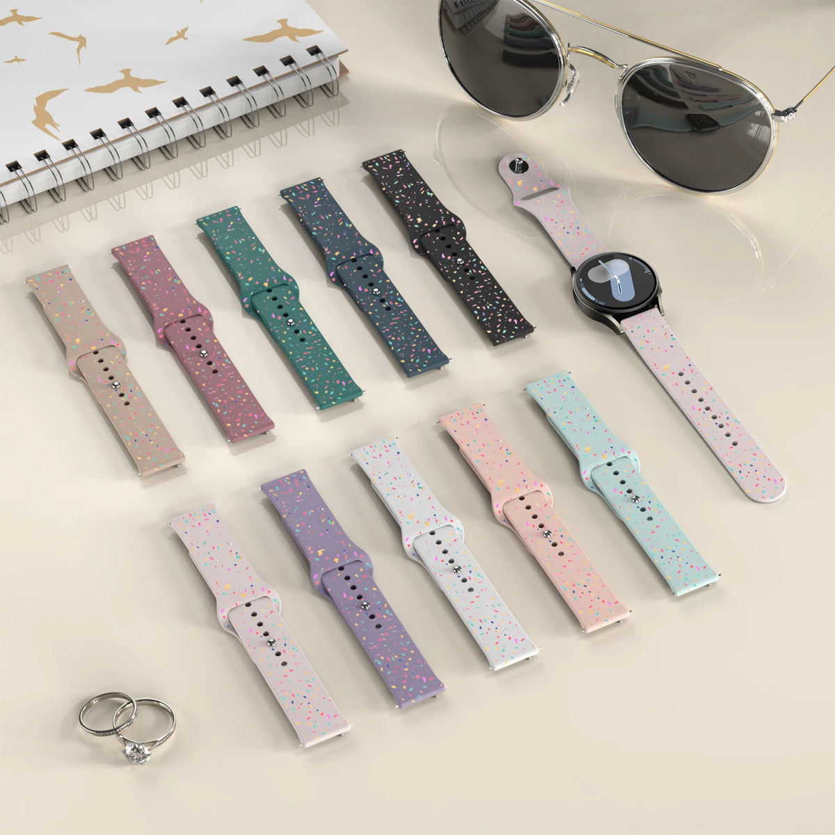 Bracelet en Silicone souple coloré de 20mm, pour Amazfit GTS 4/2 Mini GTS 3 2e, pour Amazfit Bip 3 Pro/Bip U Pro/Bip Lite/Bip S Lite