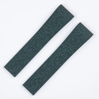 Premium FKM Rubber Watch Strap, Pixel Texture, 18/19/20/21/22mm, CTS Watchbands, for Traditional Men's/Women's Dive Watches