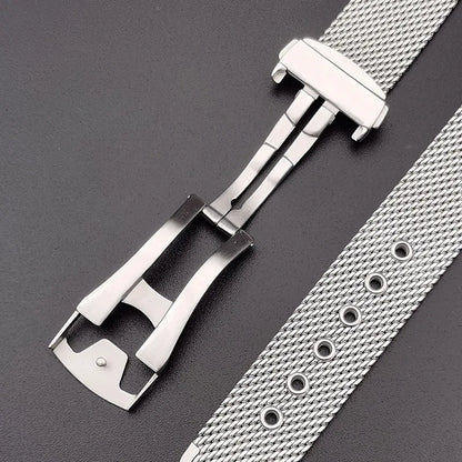 Bracelet en maille de luxe en acier inoxydable pour Omega Seam84, bracelet HouseWatch, accessoires de montre d'affaires, 300, 20mm, 22mm
