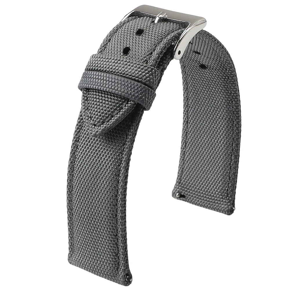 Cinturino per orologio in tessuto a vela impermeabile, 18mm 19mm 20mm 21mm 22mm 24mm, cinturino in nylon doppio strato, sgancio rapido, per orologio sportivo da uomo
