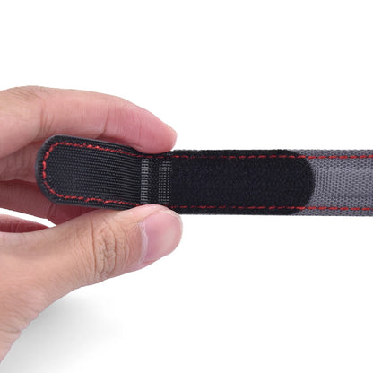 Cinturino per orologio adesivo a strappo di alta qualità blu chiaro, cinturino per orologio in pelle e nylon da 20 mm per la sostituzione dell'orologio