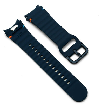 Cinturino originale in silicone senza spazi, regolazione rapida, per Samsung Galaxy Watch 7 6 5 4 40mm 44mm, 5Pro 45mm 6 Classic 43mm 47mm