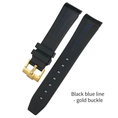 Bracelet de montre pour Rolex Submariner en caoutchouc - Premium