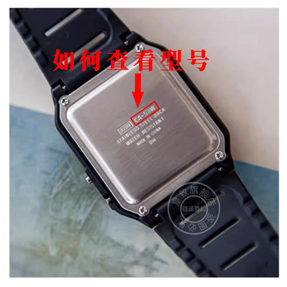 Per Casio Cinturino per orologio 20 mm uomo donna CA53/61 CA-53W CA-61W FT-100W W-520U W-720G w720 Sostituzione cinturino in silicone