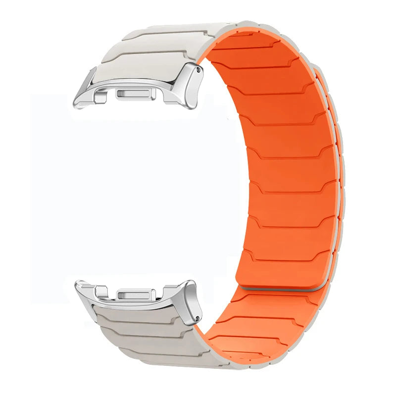 Bracelet magnétique en Silicone pour Samsung Galaxy Watch Ultra 2025, 47mm, pour Galaxy 8 40mm 44mm/8Classic 46mm, Bracelet de sport