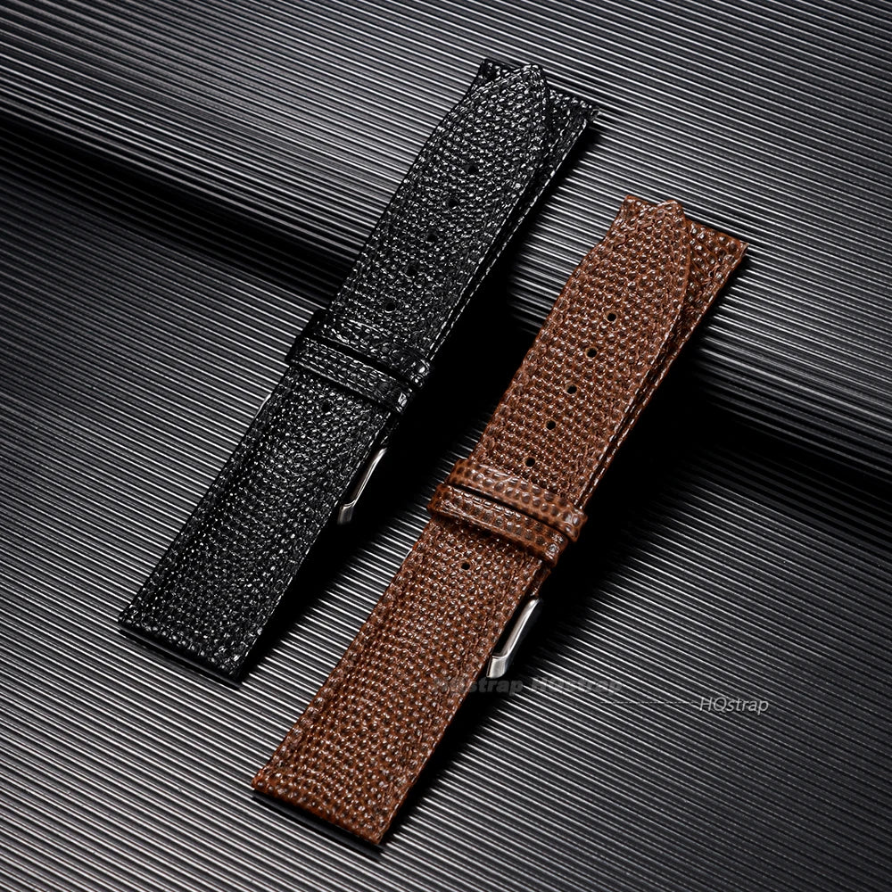 Cinturino per orologio in pelle bovina con motivo lucertola, per Seiko, da donna e da uomo, 14mm 15mm 16mm 18mm 19mm 20mm 21mm 22mm