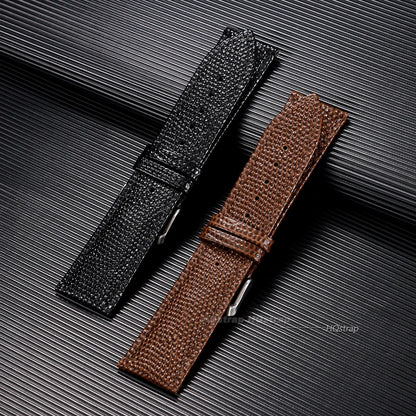 Cinturino per orologio in pelle bovina con motivo lucertola, per Seiko, da donna e da uomo, 14mm 15mm 16mm 18mm 19mm 20mm 21mm 22mm