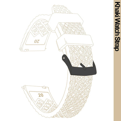 Cinturino per orologio Rapide Premium in gomma a nido d'ape - Universale