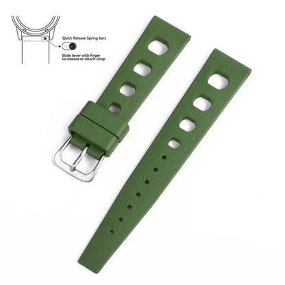 20mm 22mm bracelets tropicaux nouveau Design fluororubber FKM bracelets de montre à dégagement rapide FPM bracelets de montre pour montres de plongée accessoires