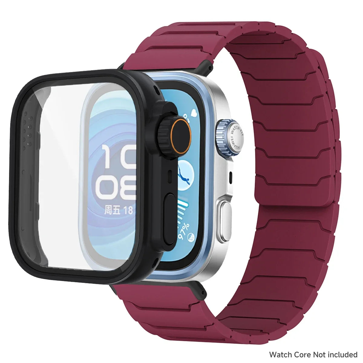 Étui + bracelet pour Huawei Watch Fit 5 4/4 Pro, bracelet en Silicone souple anti-transpiration pour Huawei Fit 3 ToUltra Cover