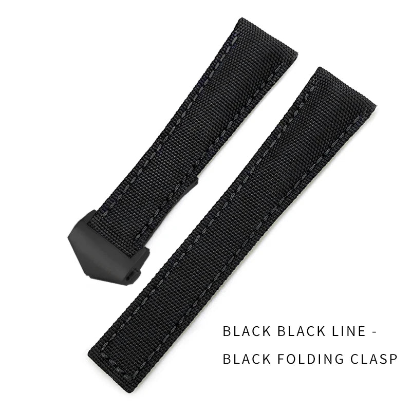 Bracelet de montre en Nylon de haute qualité, 19mm 20mm 21mm 22mm, adapté à TAG Heuer Aquaracer 300 500, bracelet de montre en toile de Nylon, boucle pliante