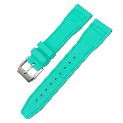 Cinturino per orologio in caucciù fluorurato naturale impermeabile di alta qualità per IWC Big Pilot's TOP GUN 20 mm 21 mm 22 mm FKM