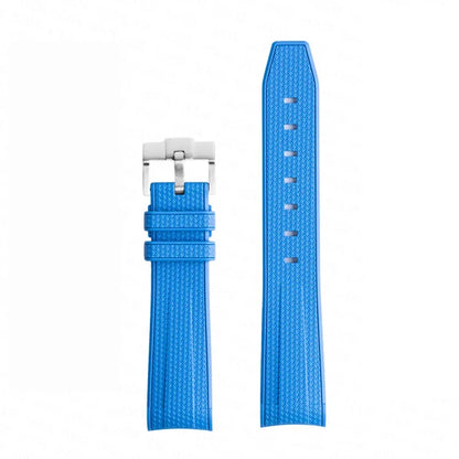Bracelet de montre en caoutchouc et Silicone, 20mm, pour Omega X Swatch Joint MoonSwatch, pour Seamaster 300, pour hommes et femmes, extrémité incurvée