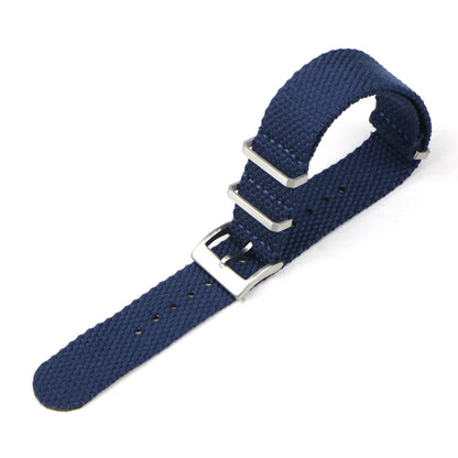 Bracelet de montre en mélange de coton tissé, matériau souple, gris, marron, bleu, bracelet de montre, accessoires de bracelet, nouveau, 20mm, 22mm