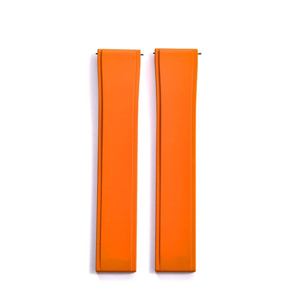 CTS FKM High Quality Fluoro Rubber Quick Release Watch Straps Soft 19/20/21/22mm for Dive Watch Unisex Cut to Size