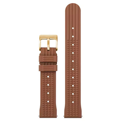 Watchdives – bracelet de montre gaufré en caoutchouc souple de qualité supérieure, 20mm 22mm, bracelet de remplacement à dégagement rapide, bandes unisexes durables en caoutchouc de Silicone